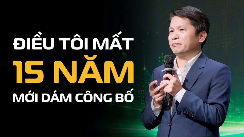 Điều tôi mất 15 năm mới dám công bố | Hoàng Hữu Thắng