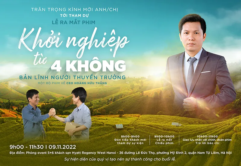 Lễ ra mắt phim về cuộc đời CEO Hoàng Hữu Thắng - chủ tịch Tập đoàn Intech Group